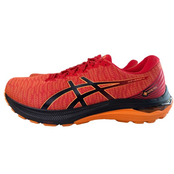 ASICS GT-2000 11GTX Running Shoe Athletic Men's 17 Electric Red/Black 1011B477 - Picture 6 of 12
